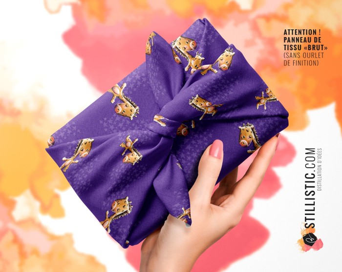 Coupon Furoshiki Bébé girafe