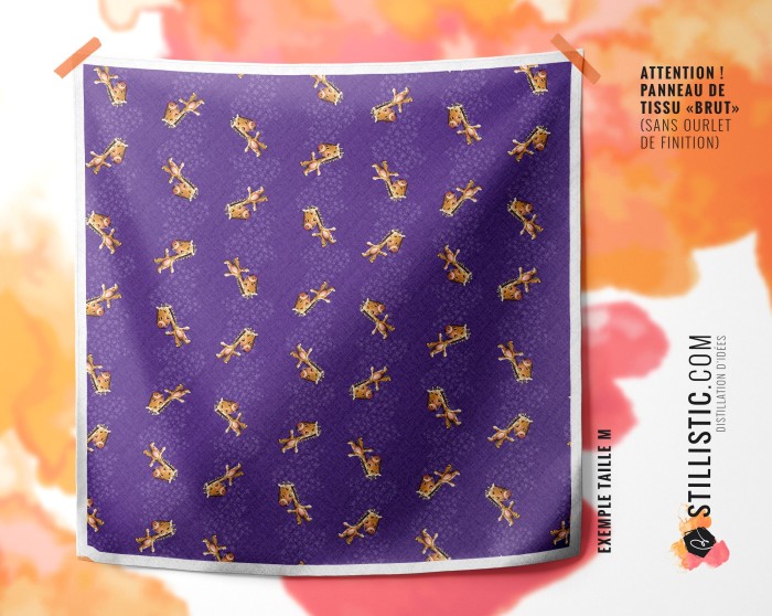 Coupon Furoshiki Bébé girafe