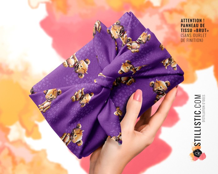 Coupon Furoshiki Bébé hyène