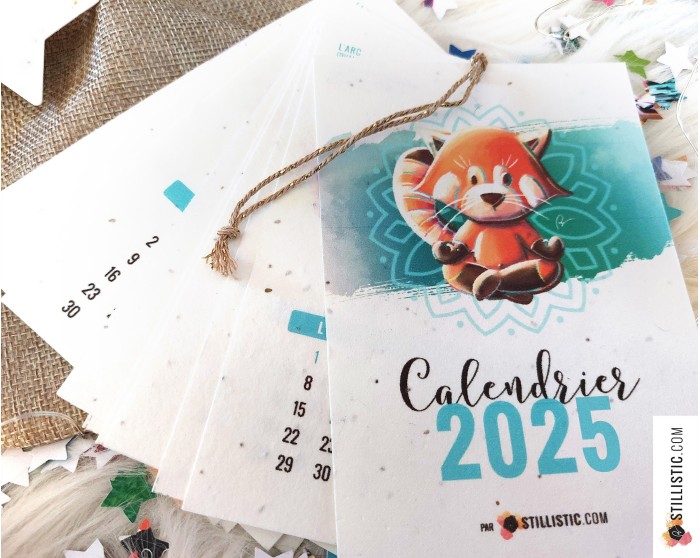 Calendrier à planter 2025 des yogis éco-responsable